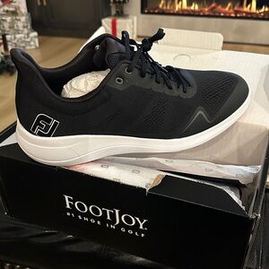 FootJoy Men's Black and White Golf Shoes